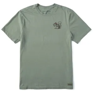 Men's Squirrel Mini Short Sleeve Crusher Tee Life is Good