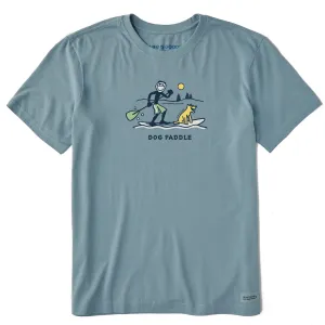 Men's Stand Up Dog Paddle Short Sleeve Crusher Tee Life is Good