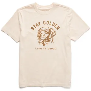 Men's Stay Golden Short Sleeve Crusher Tee Life is Good