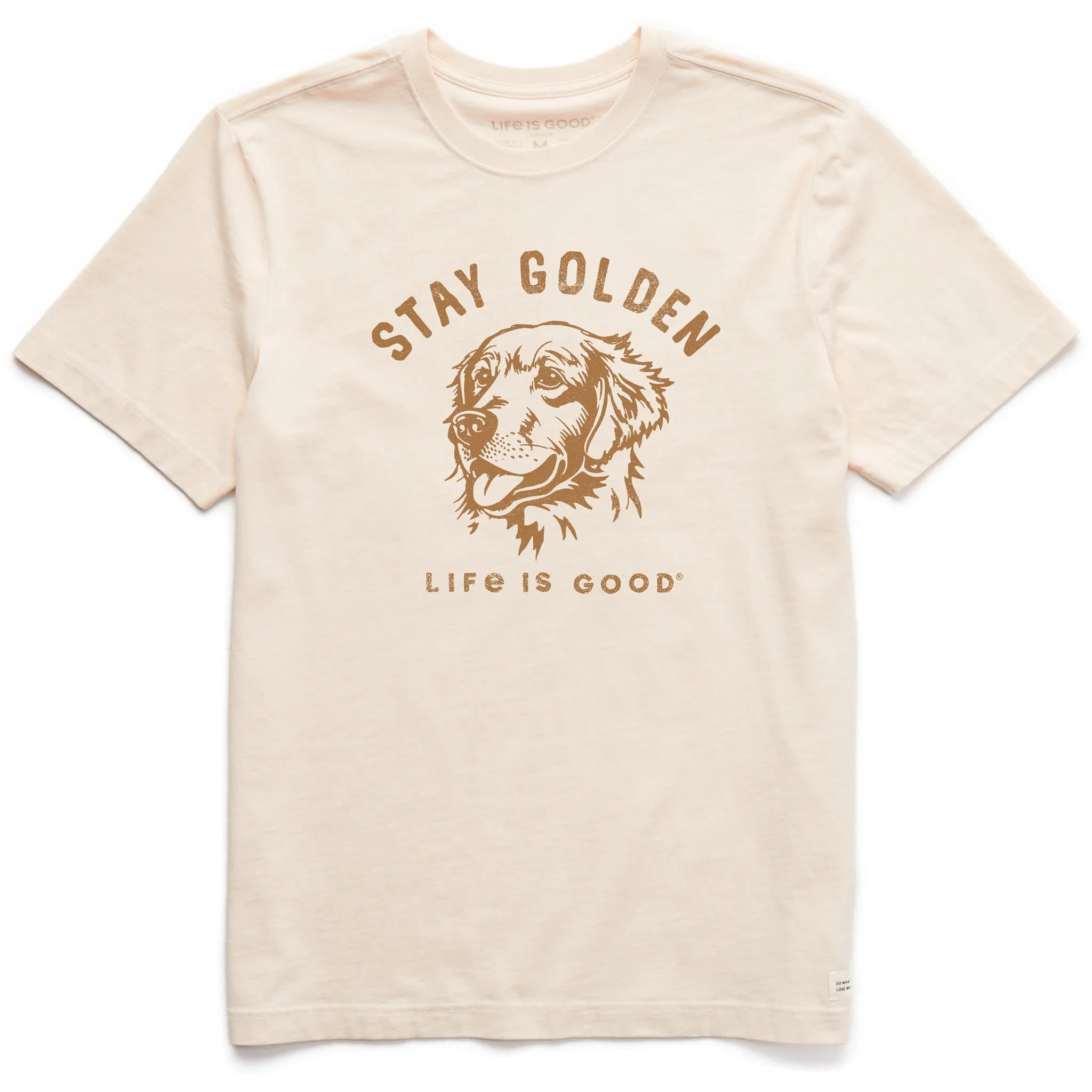 Men's Stay Golden Short Sleeve Crusher Tee Life is Good