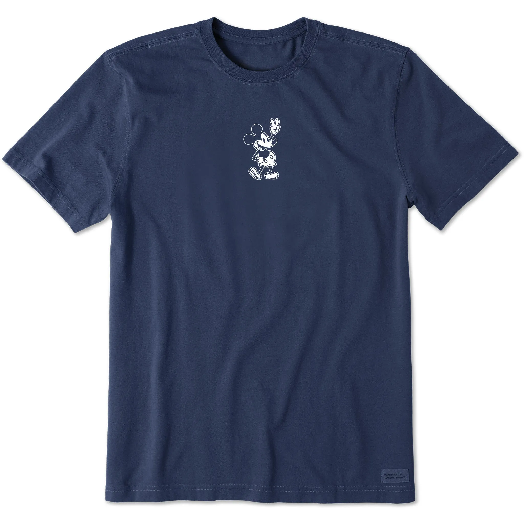 Men's Steamboat Willie Peace Mini Short Sleeve Tee Life is Good