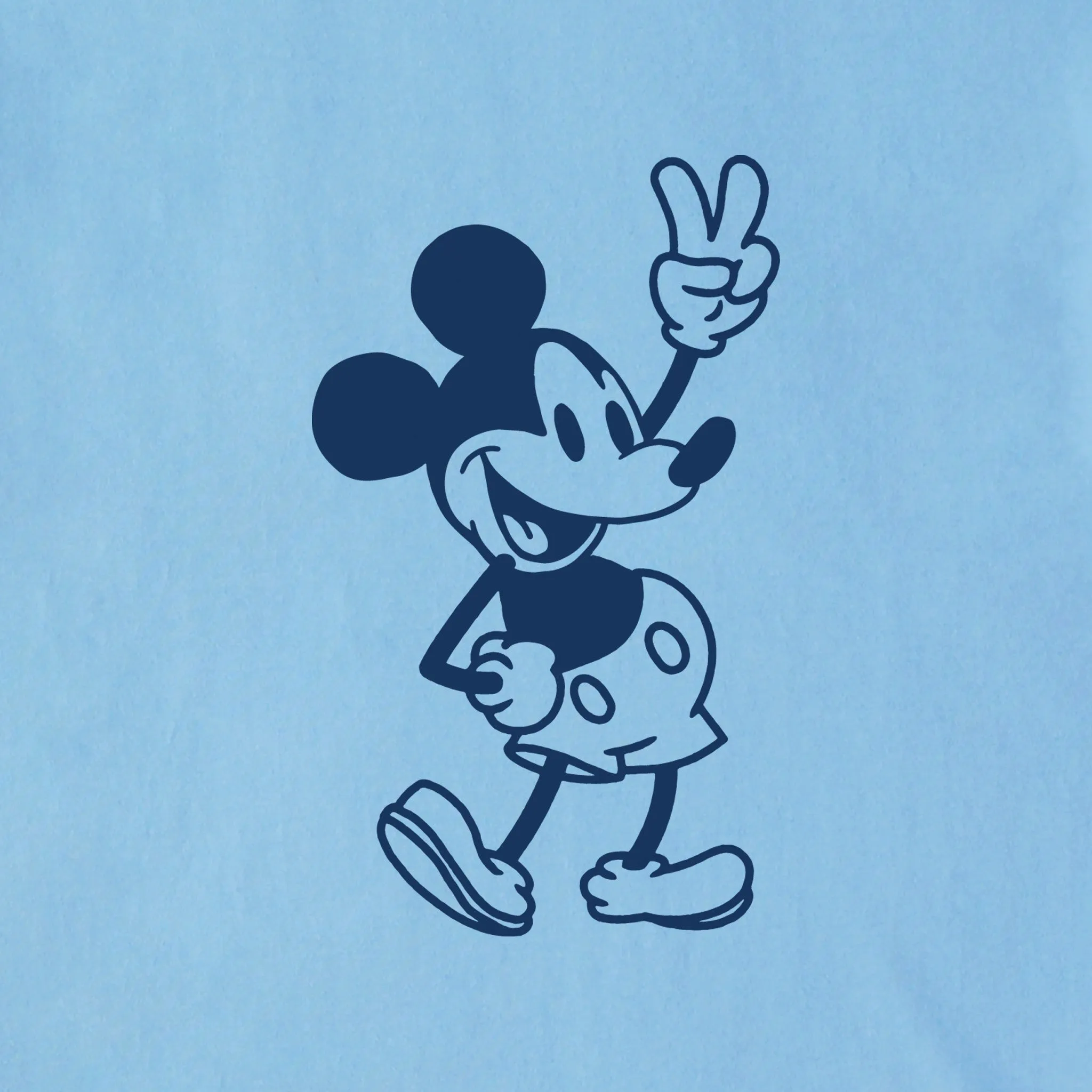 Men's Steamboat Willie Peace Mini Short Sleeve Tee Life is Good