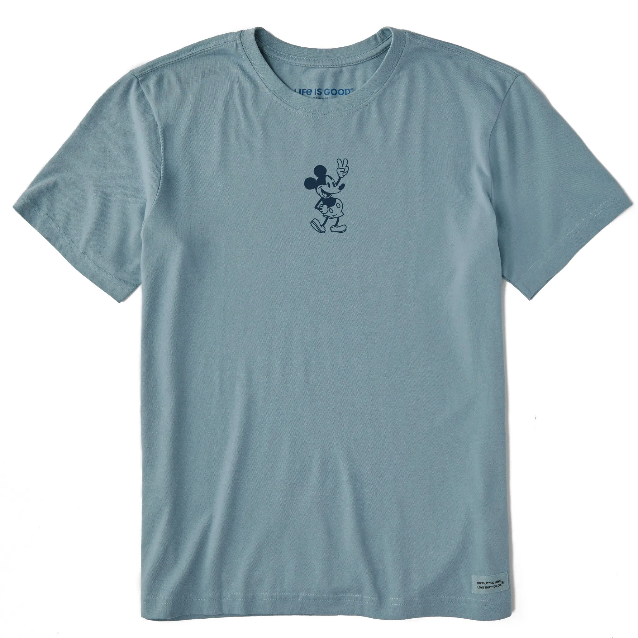 Men's Steamboat Willie Peace Mini Short Sleeve Tee Life is Good