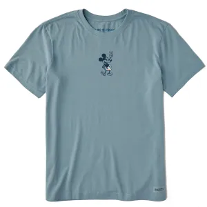 Men's Steamboat Willie Peace Mini Tie Dye Short Sleeve Crusher Tee Life is Good