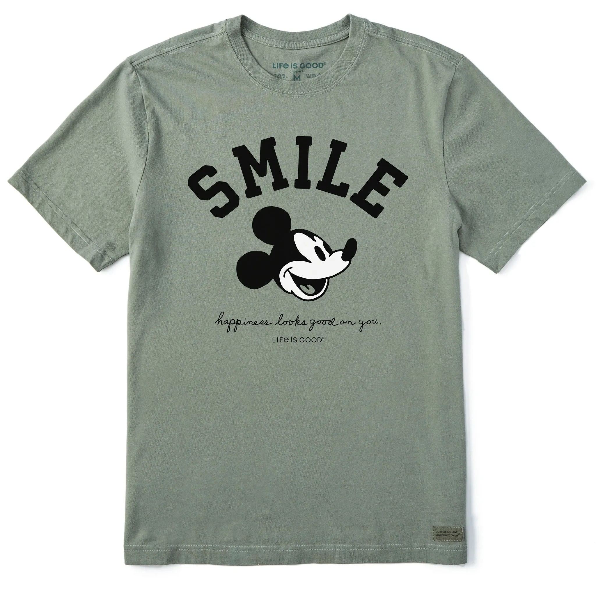 Men's Steamboat Willie Smile Short Sleeve Tee Life is Good