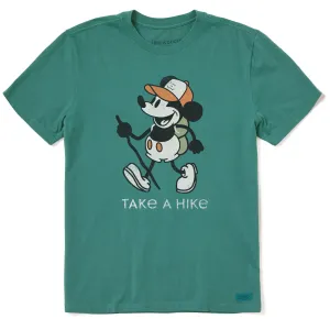 Men's Steamboat Willie Take a Hike Short Sleeve Crusher Tee Life is Good