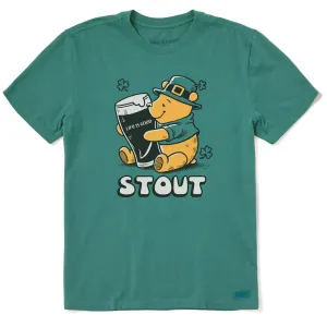 Men's Stout Winnie Short Sleeve Crusher Tee Life is Good