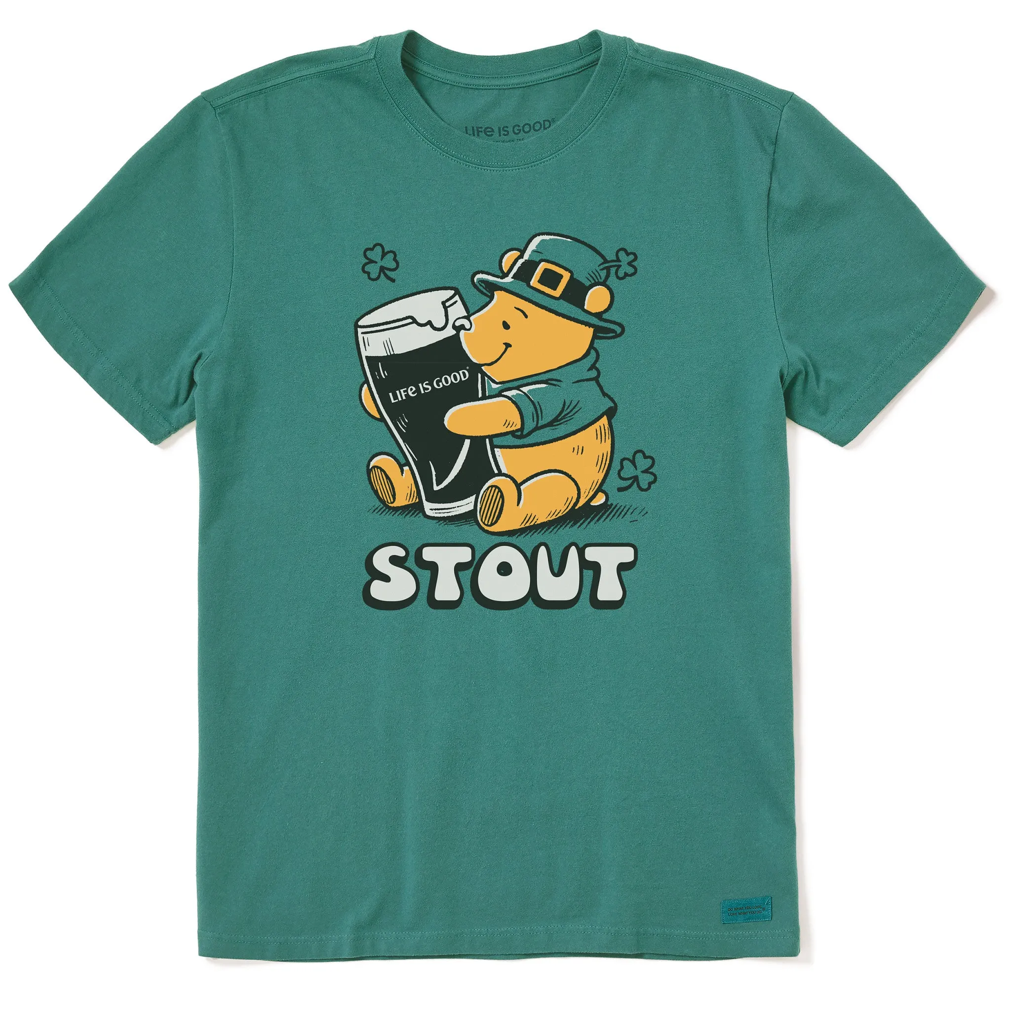 Men's Stout Winnie Short Sleeve Crusher Tee Life is Good