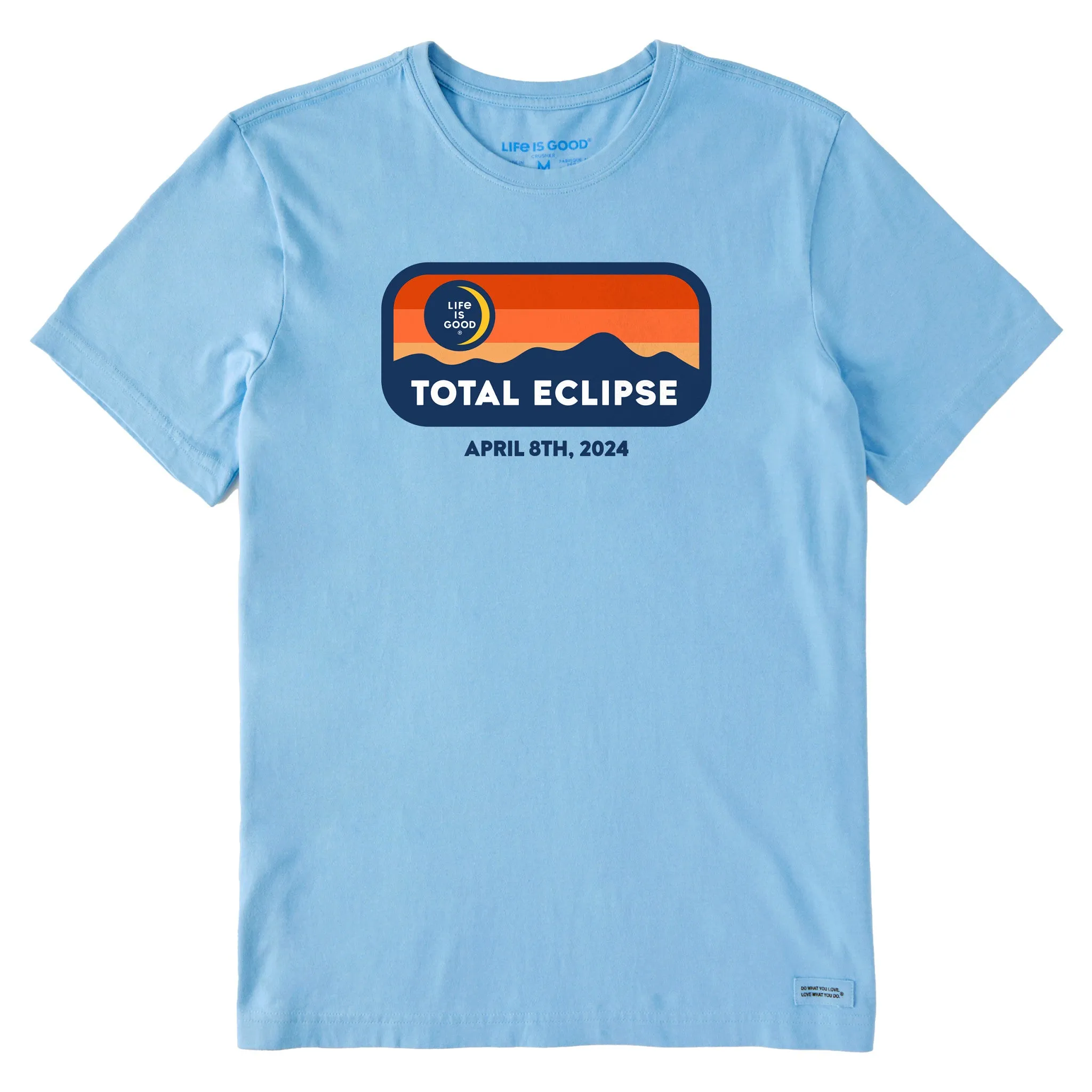 Men's Stripes Total Eclipse 4.8.24 Short Sleeve Tee Life is Good