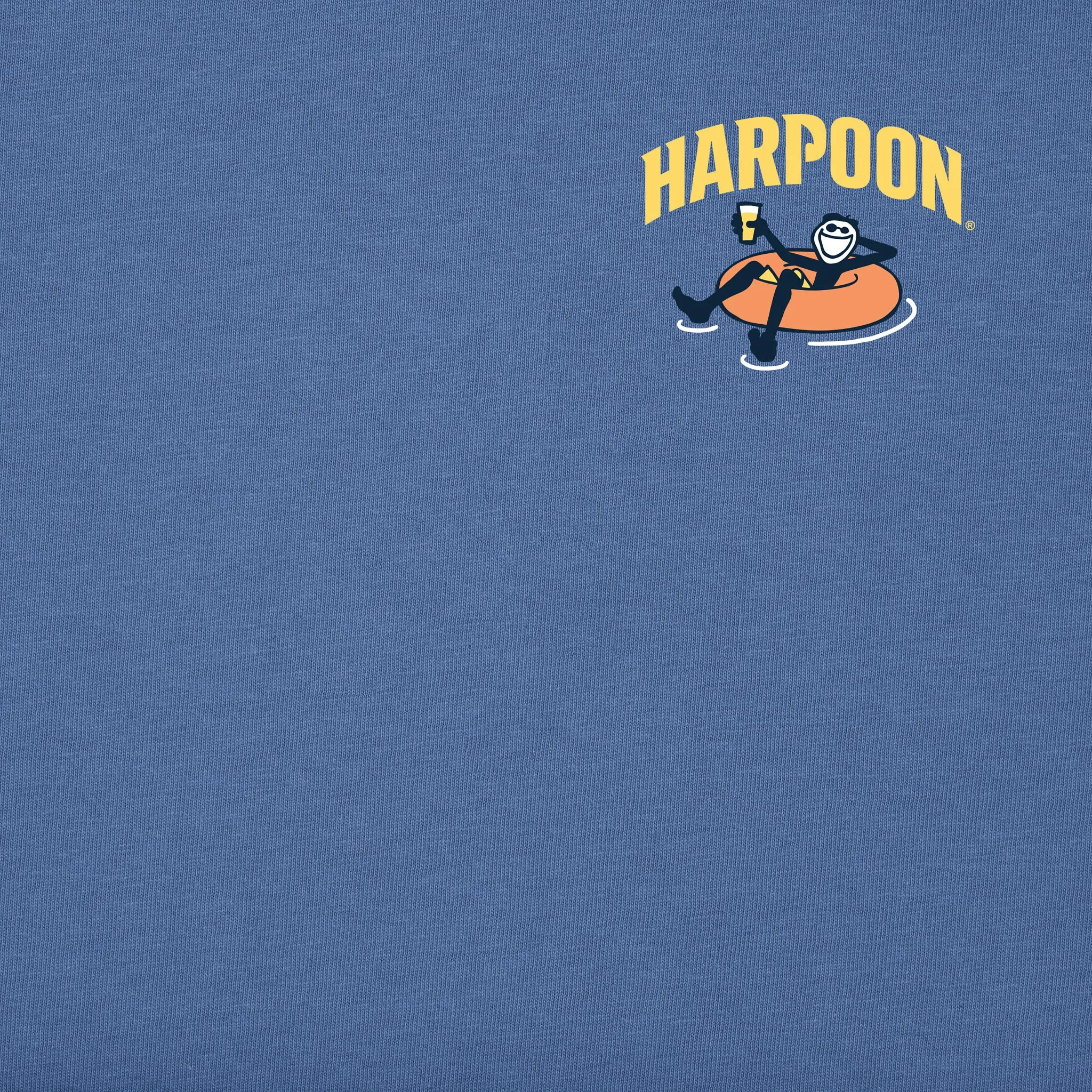 Men's Summer Style Harpoon Innertube Short Sleeve Crusher Tee Life is Good