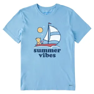 Men's Summer Vibes Winnie Sailboat Short Sleeve Tee Life is Good