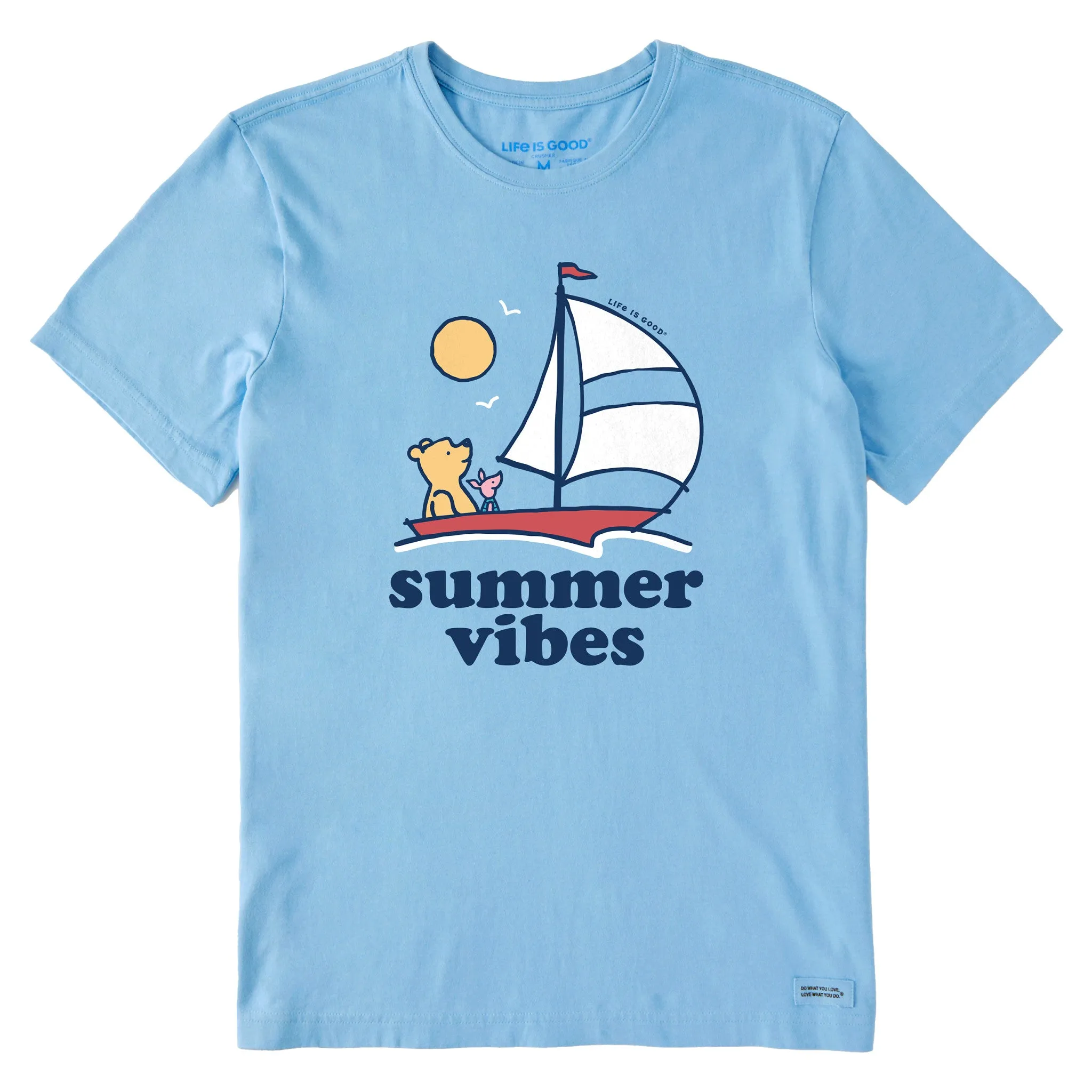 Men's Summer Vibes Winnie Sailboat Short Sleeve Tee Life is Good