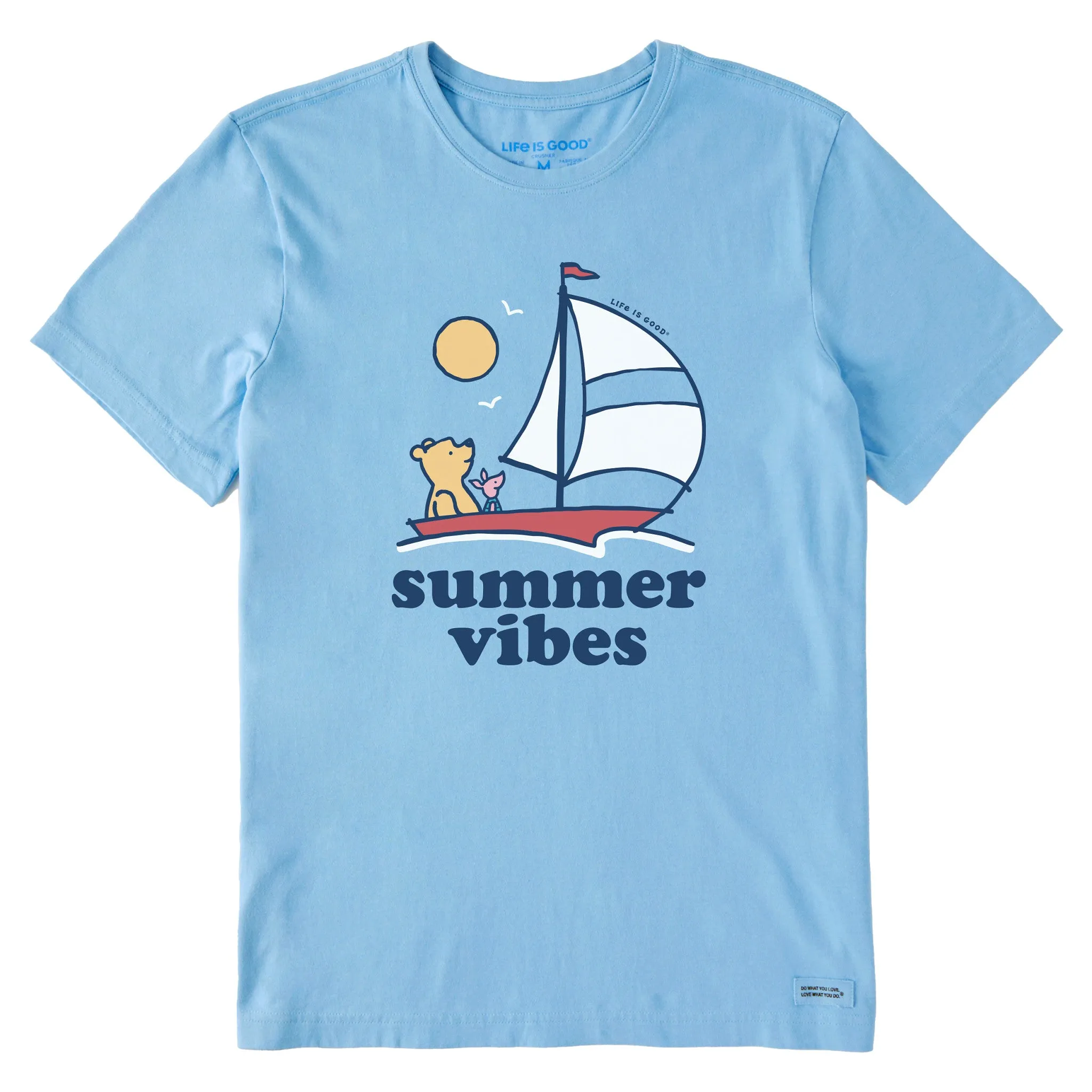 Men's Summer Vibes Winnie Sailboat Short Sleeve Tee Life is Good