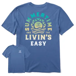Men's Summertime & The Livin's Easy Short Sleeve Crusher-LITE Tee Life is Good