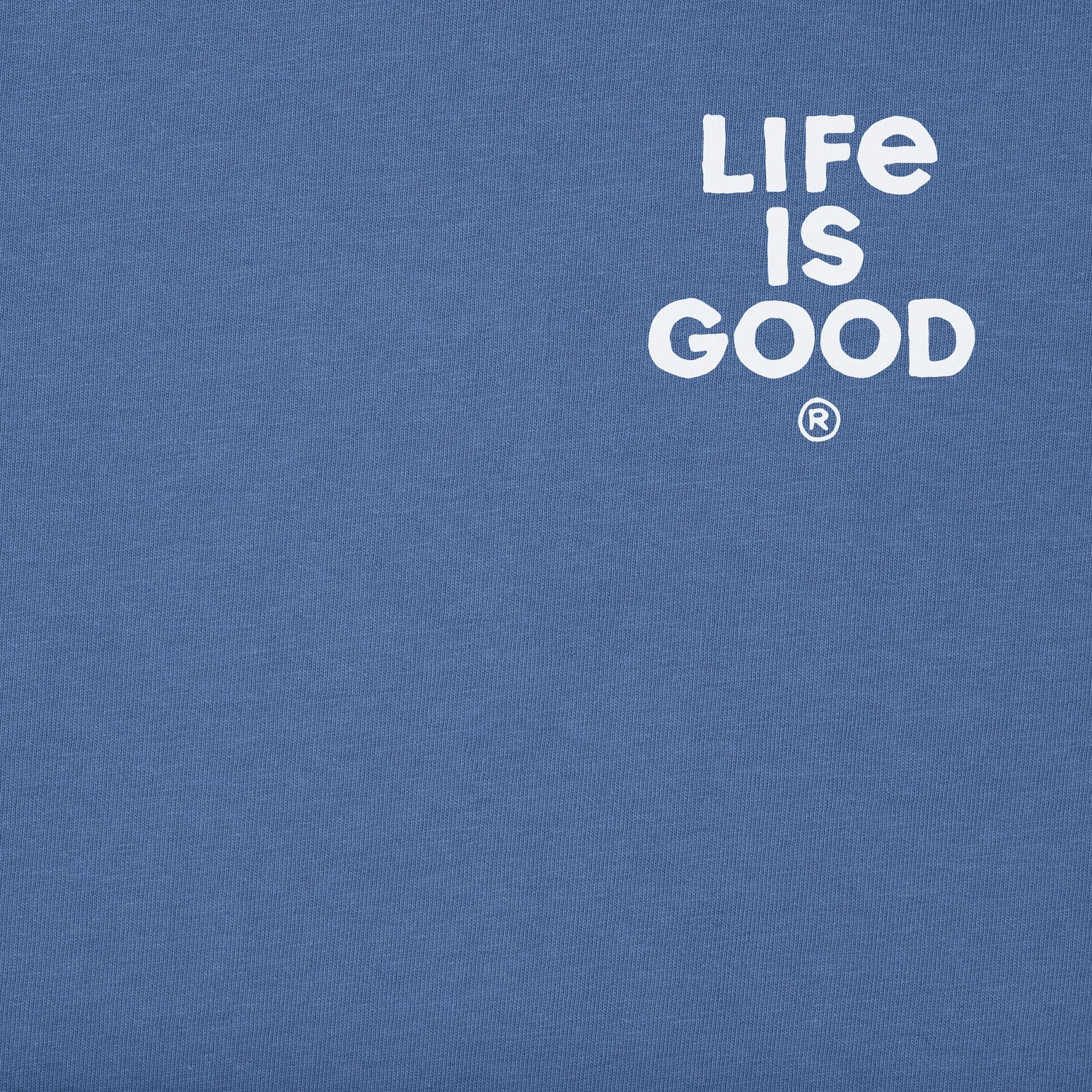 Men's Summertime & The Livin's Easy Short Sleeve Crusher-LITE Tee Life is Good