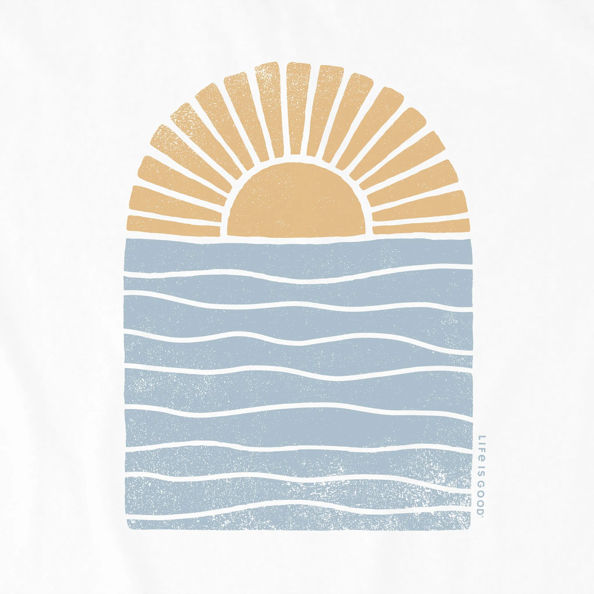 Men's Sun Over Water Short Sleeve Tee Life is Good