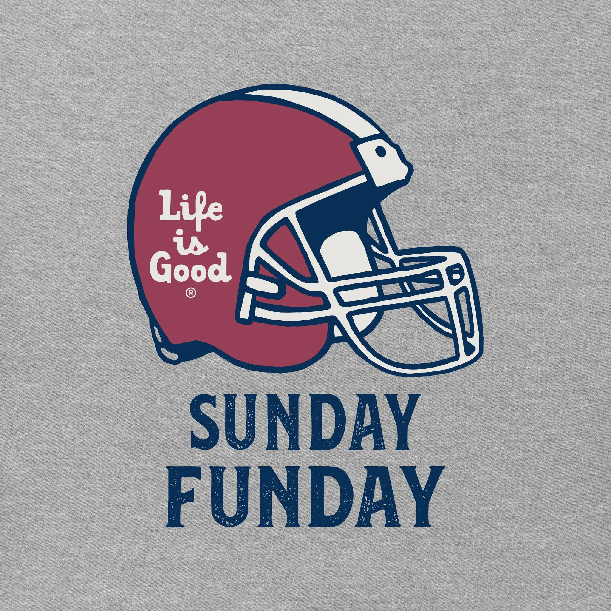 Men's Sunday Funday Helmet Short Sleeve Tee Life is Good