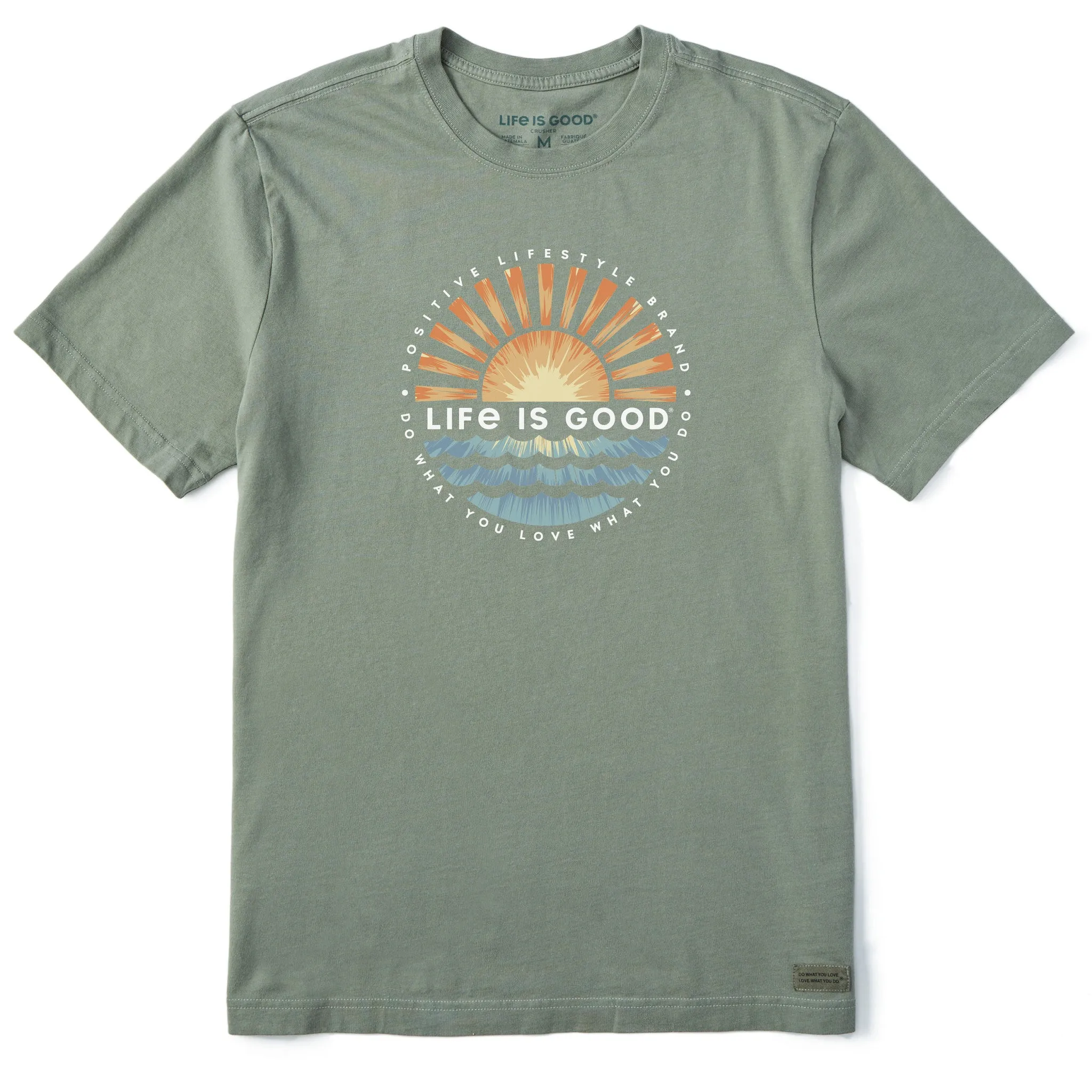 Men's Sunset Burst Short Sleeve Tee Life is Good