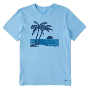 Men's Sunset Two Palms Short Sleeve Tee Life is Good