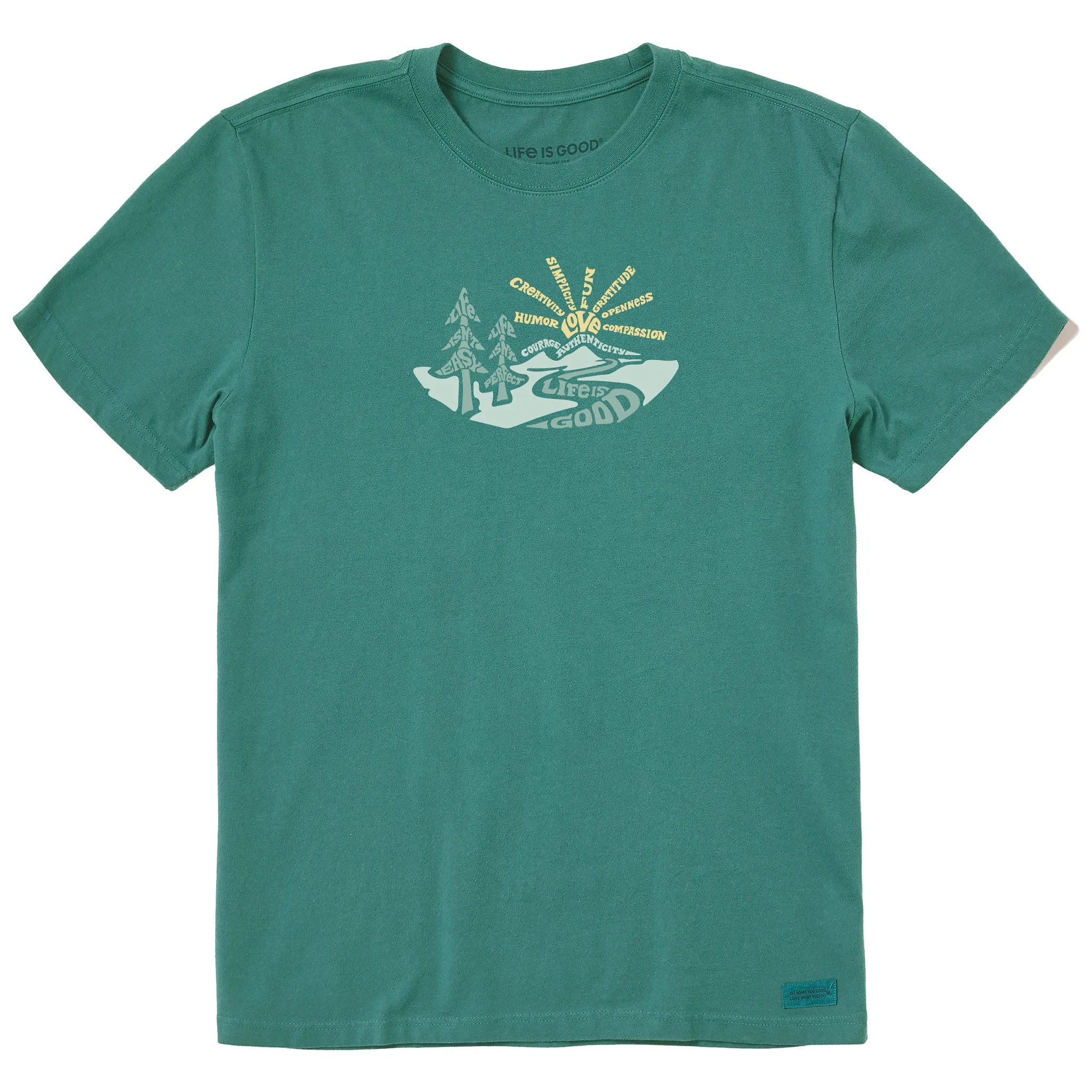 Men's Superpower Landscape Short Sleeve Tee Life is Good
