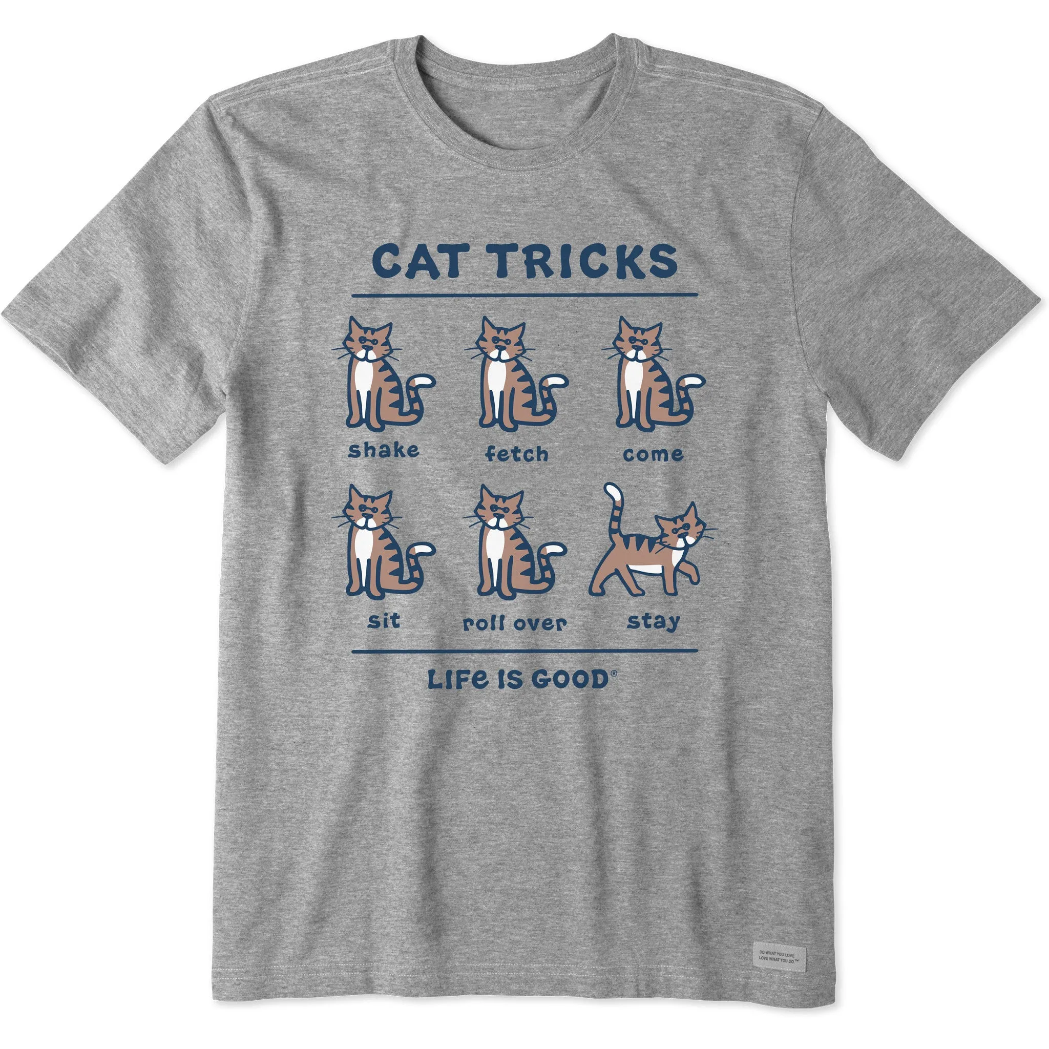 Men's Tabby Al Cat Tricks Short Sleeve Crusher Tee Life is Good