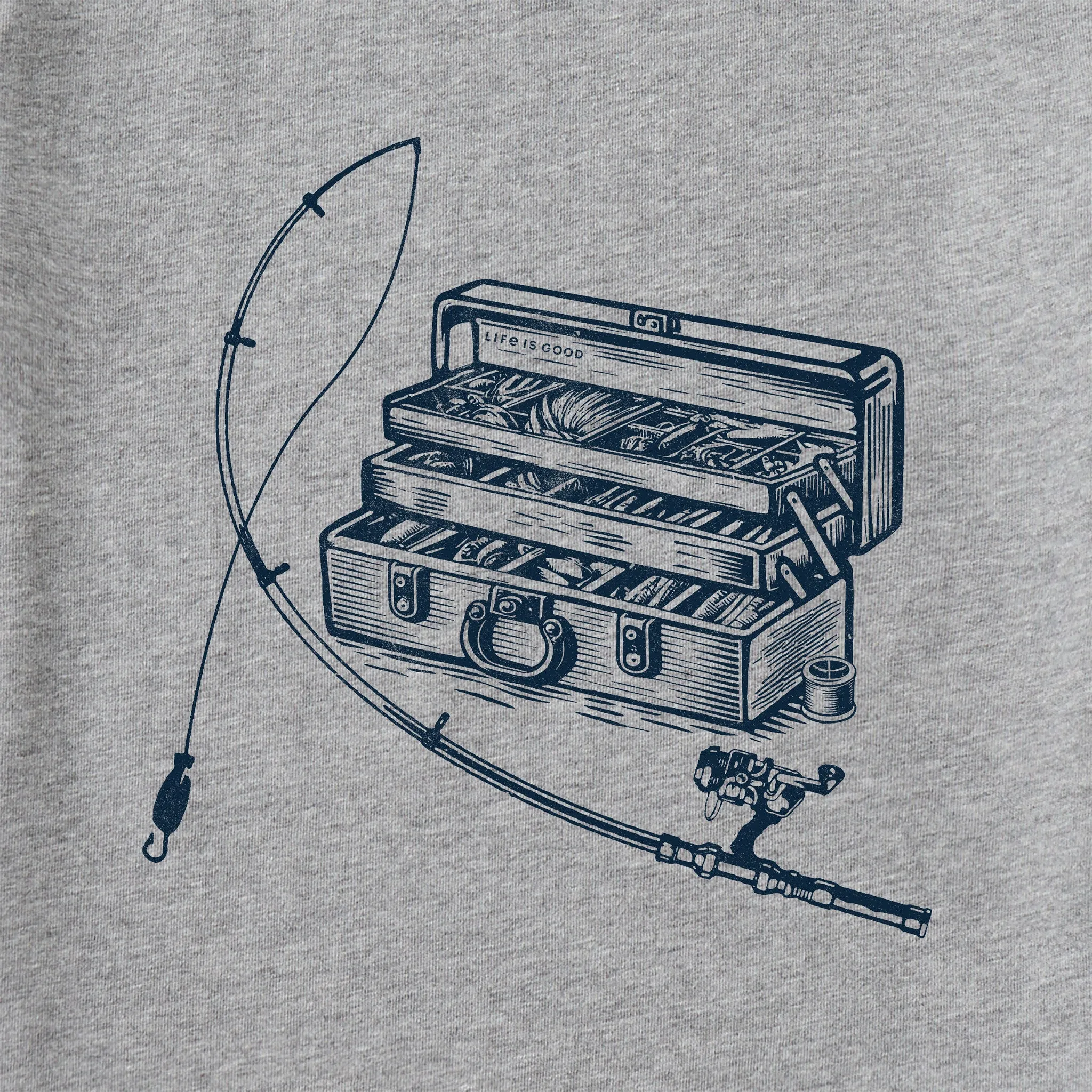 Men's Tackle Box Short Sleeve Tee Life is Good
