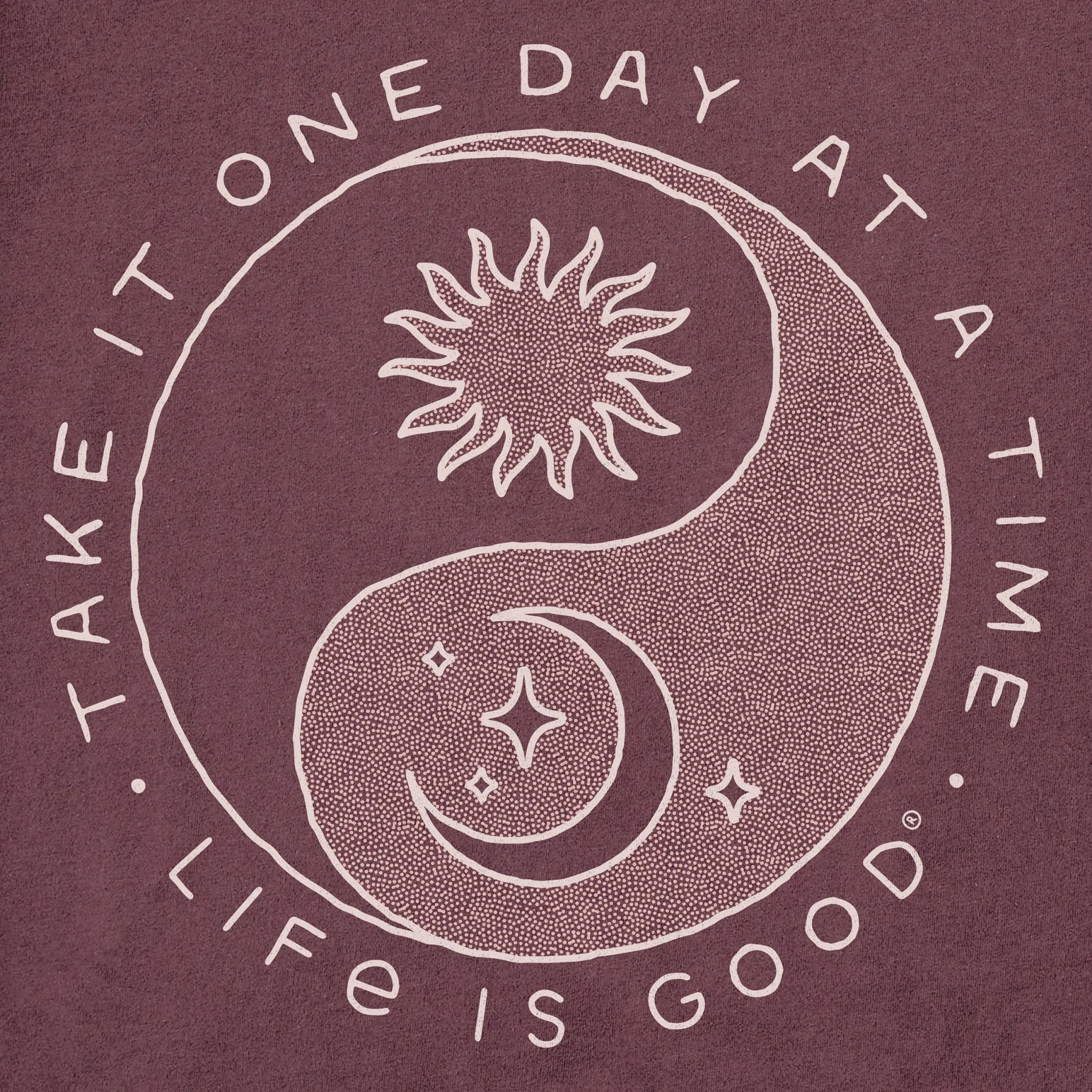 Men's Take it One Day at a Time Short Sleeve Tee Life is Good