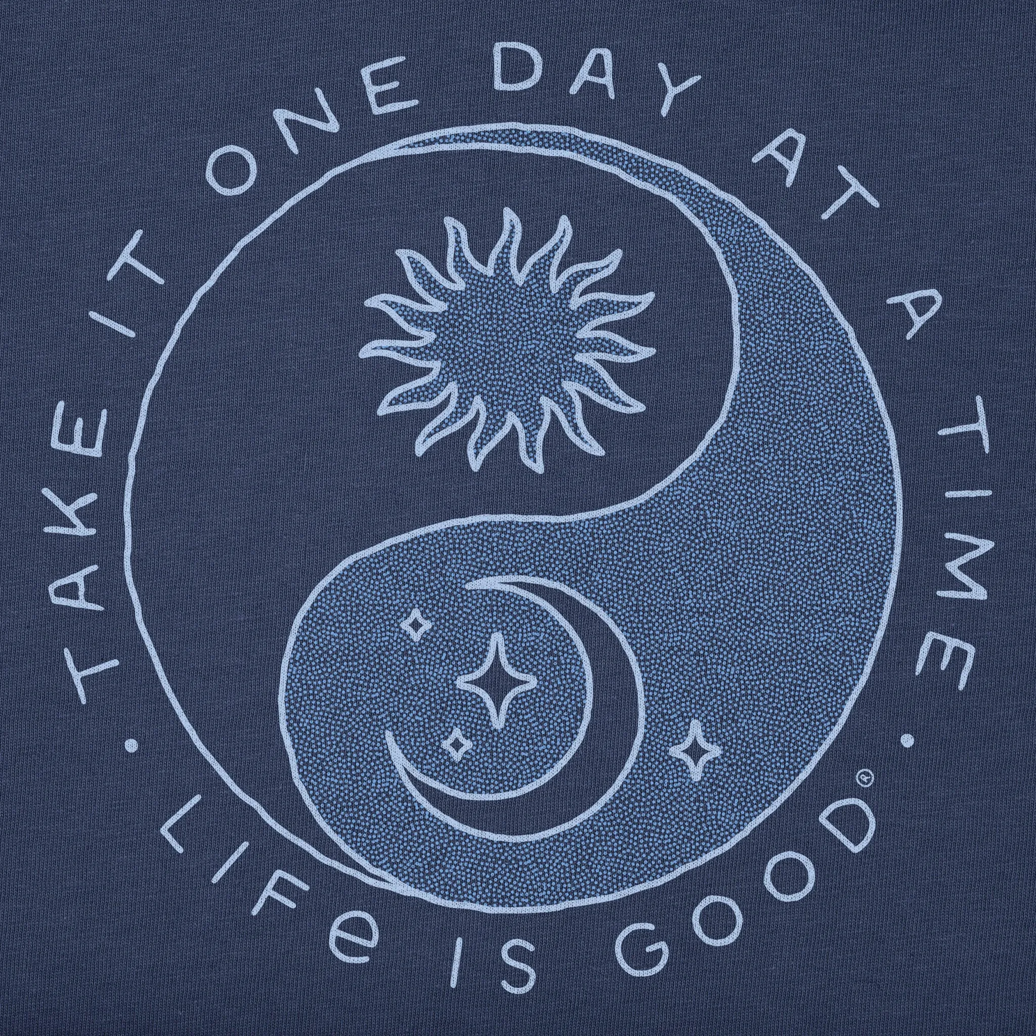 Men's Take it One Day at a Time Short Sleeve Tee Life is Good