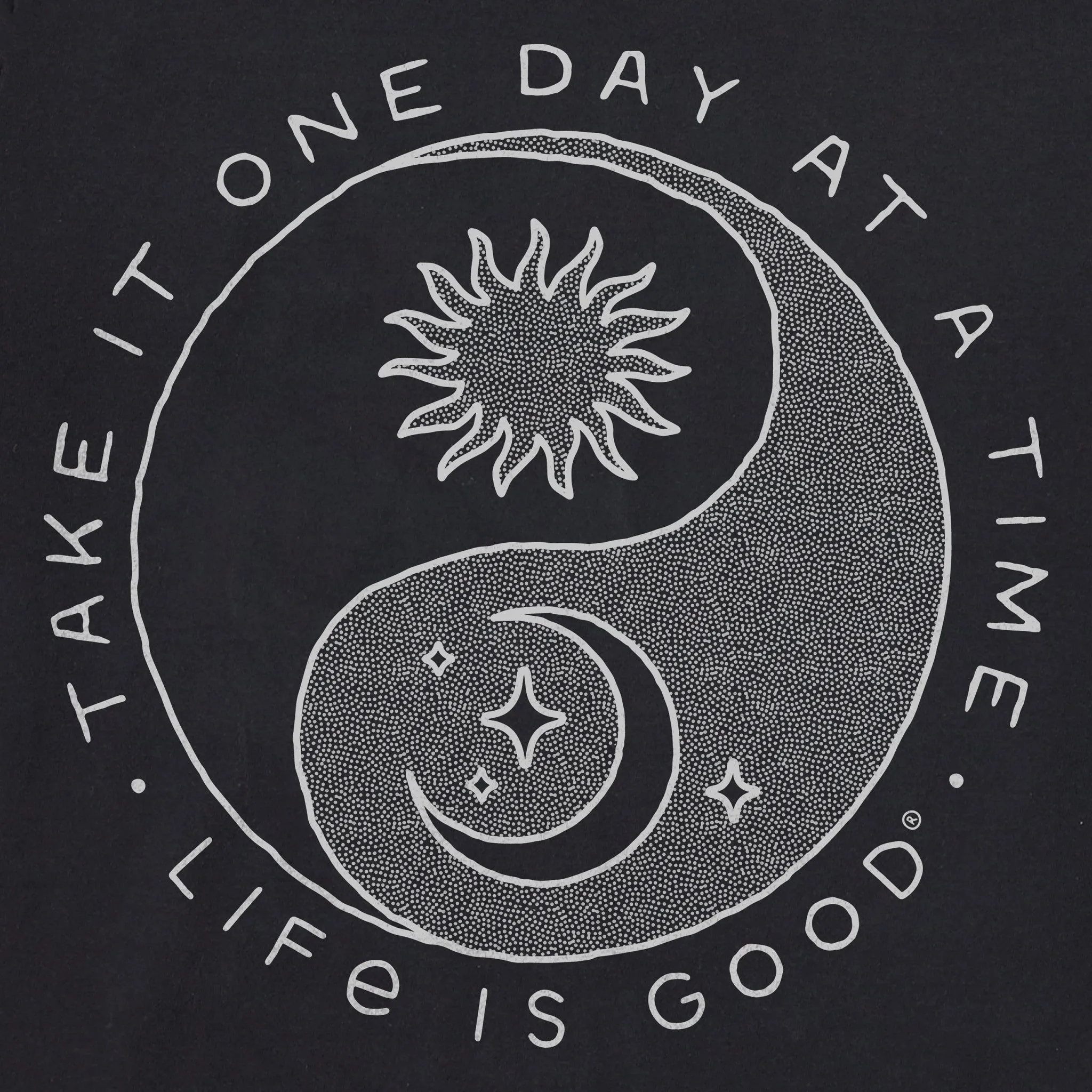 Men's Take it One Day at a Time Short Sleeve Tee Life is Good
