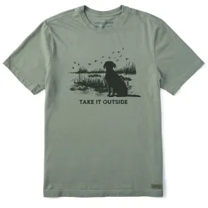 Men's Take It Outside Marsh Short Sleeve Tee Life is Good
