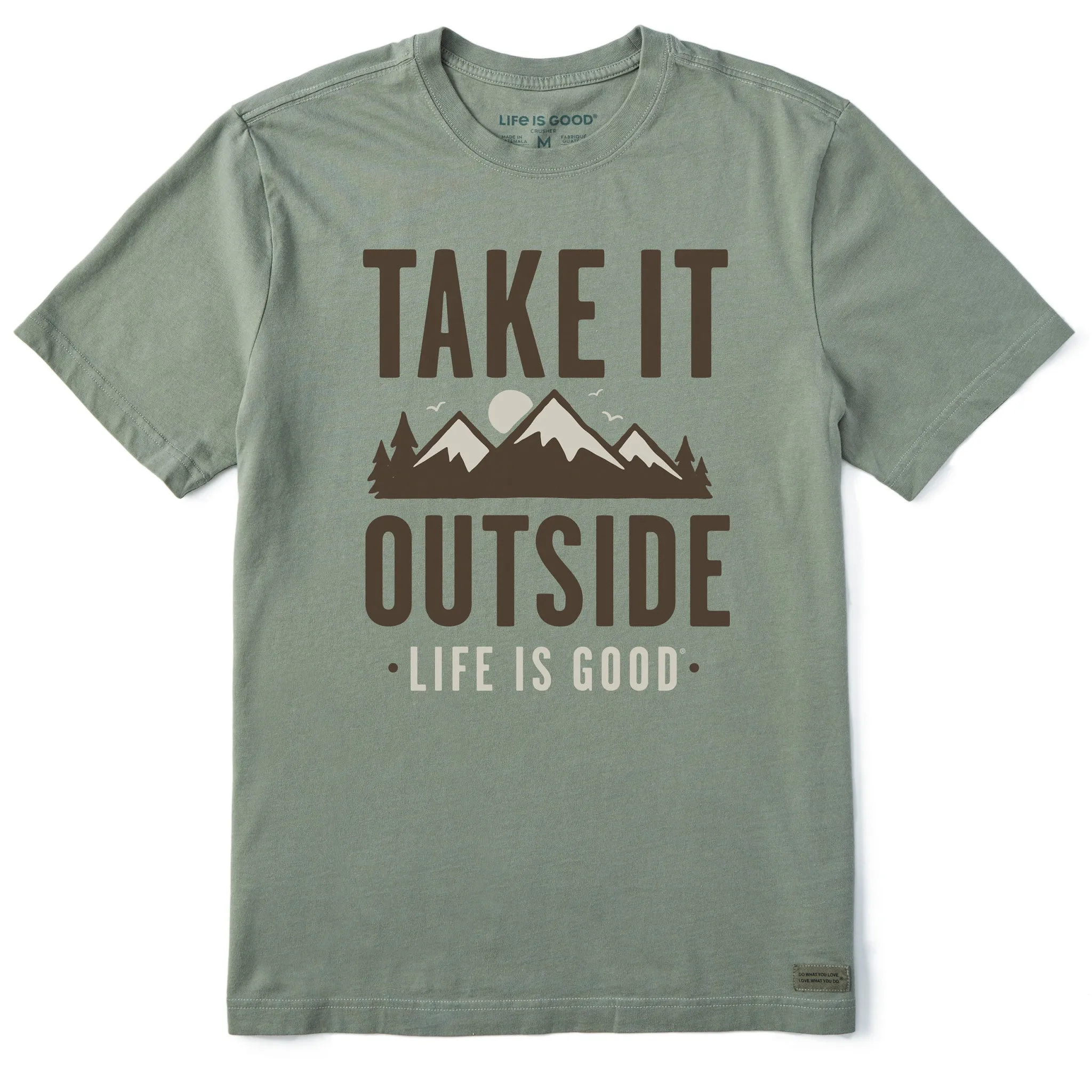 Men's Take It Outside Mountainscape Short Sleeve Crusher Tee Life is Good