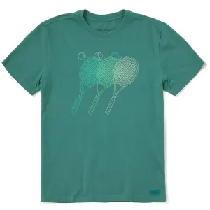 Men's Tennis Fade Short Sleeve Crusher Tee Life is Good