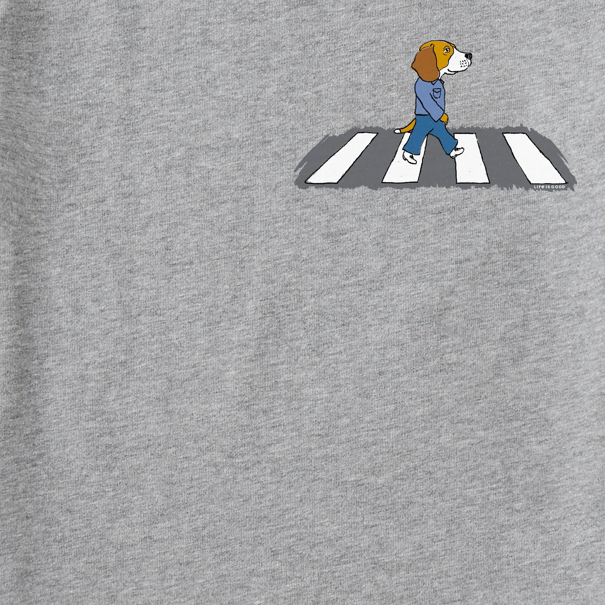 Men's The Beagles Short Sleeve Crusher Tee Life is Good