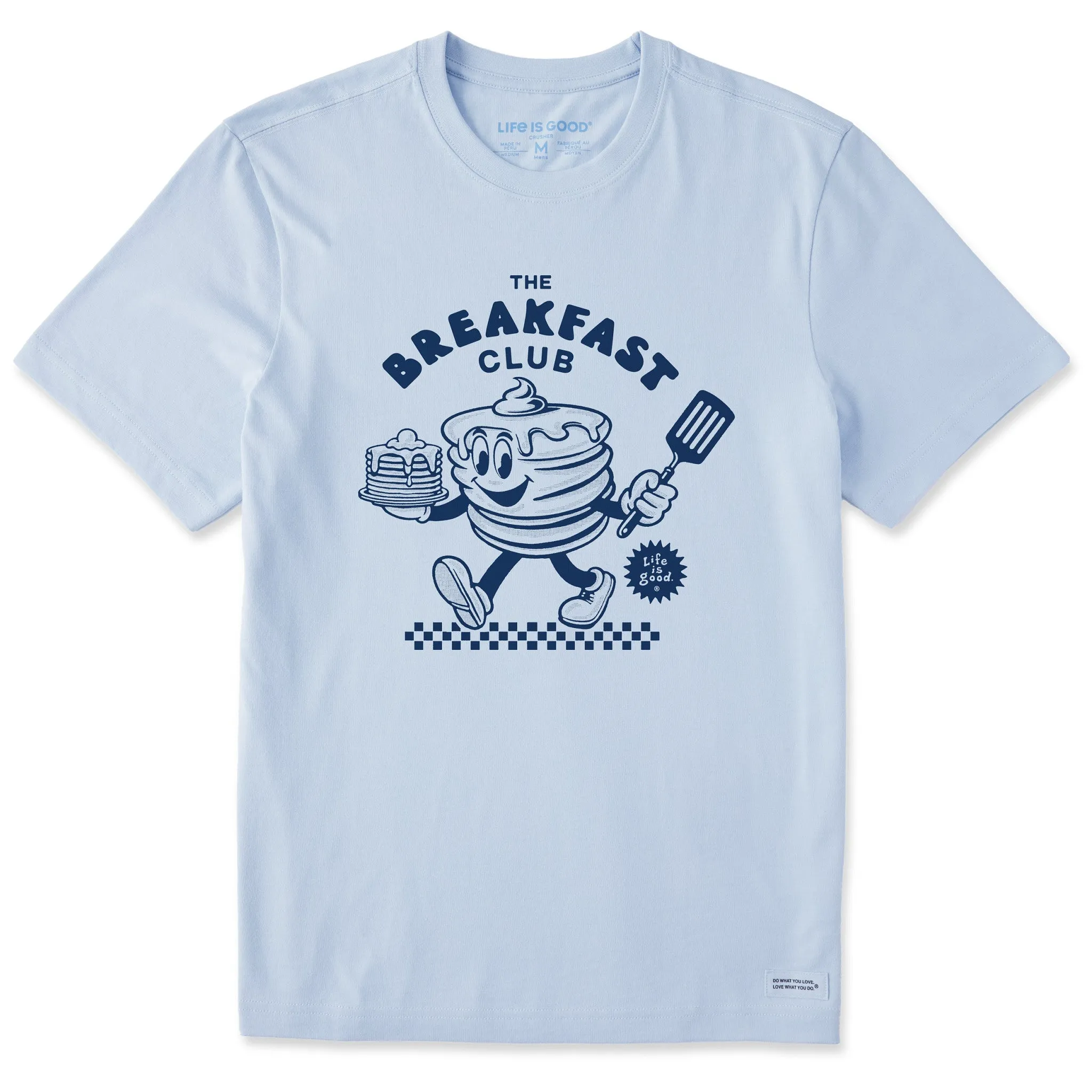 Men's The Breakfast Club Pancakes Short Sleeve Crusher Tee Life is Good