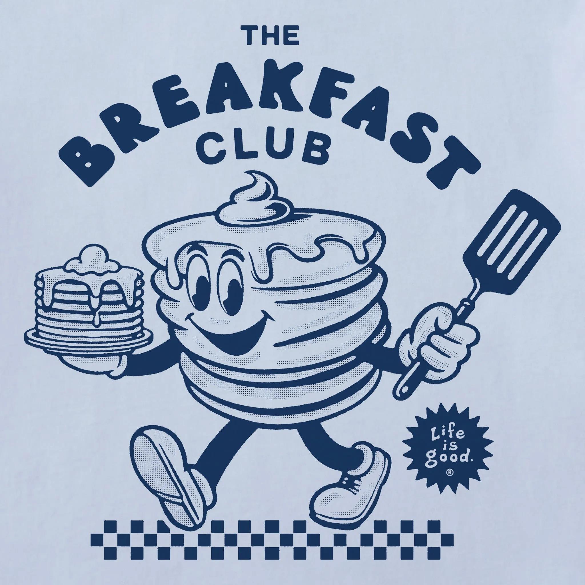 Men's The Breakfast Club Pancakes Short Sleeve Crusher Tee Life is Good