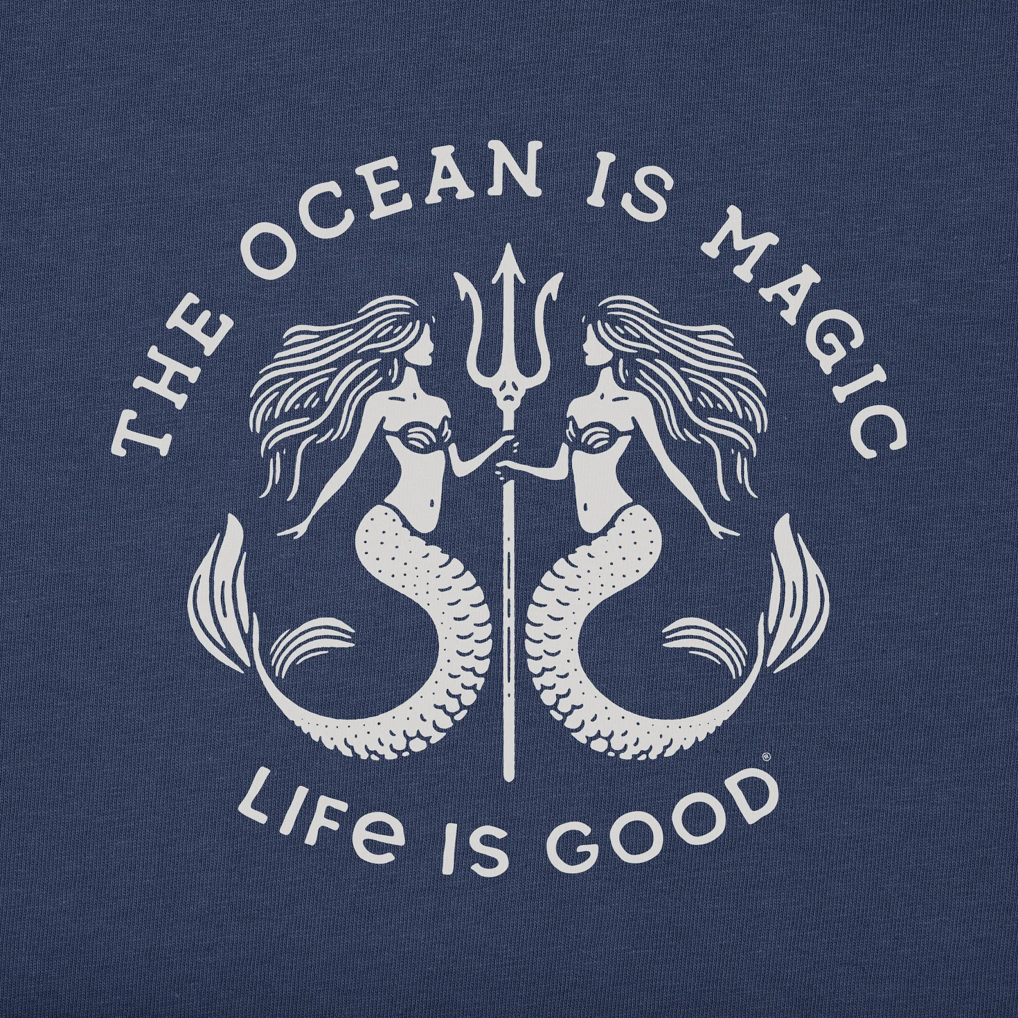Men's The Ocean Is Magic Short Sleeve Tee Life is Good