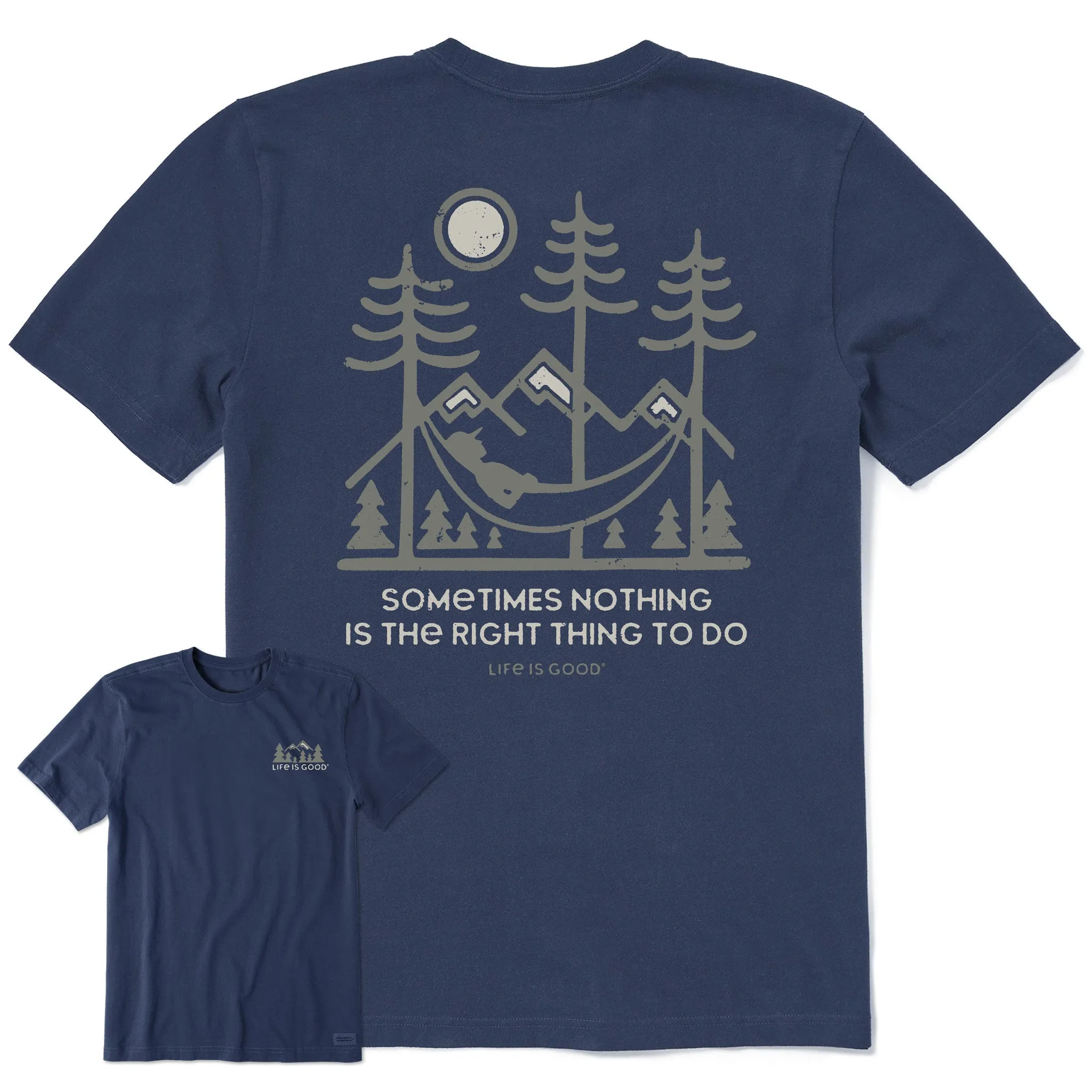 Men's The Right Thing Short Sleeve Crusher Tee Life is Good