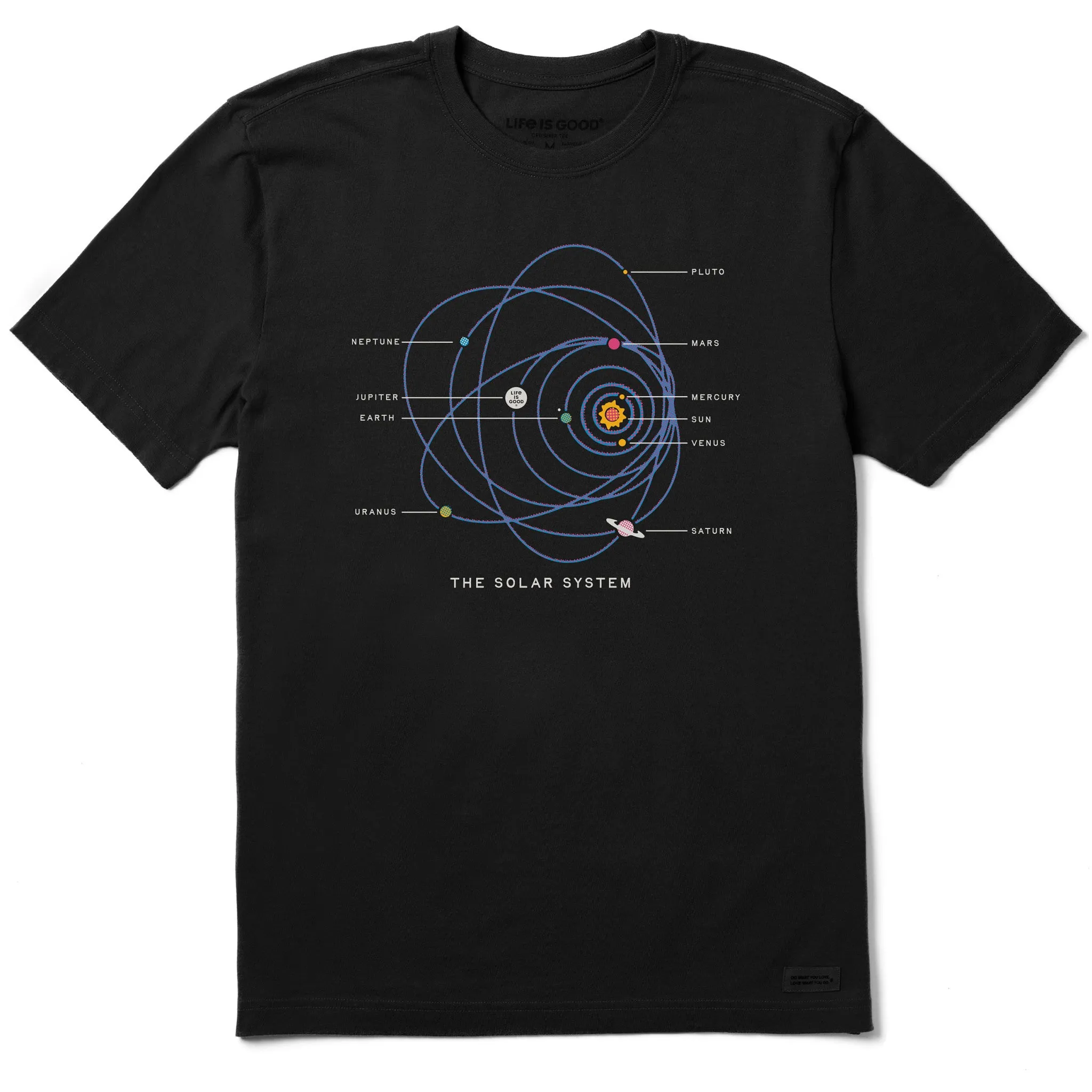 Men's The Solar System Short Sleeve Tee Life is Good