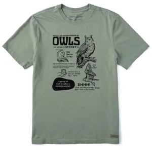 Men's The Wisdom of Owls Short Sleeve Tee Life is Good