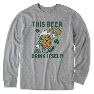 Men's This Beer Isn't Gonna Drink Itself Long Sleeve Crusher Tee Life is Good