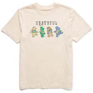 Men's Tie Dye Grateful Winnie Short Sleeve Crusher Tee Life is Good