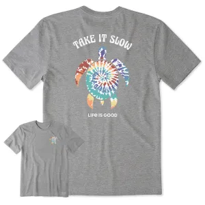 Men's Tie Dye Turtle Short Sleeve Crusher Tee Life is Good
