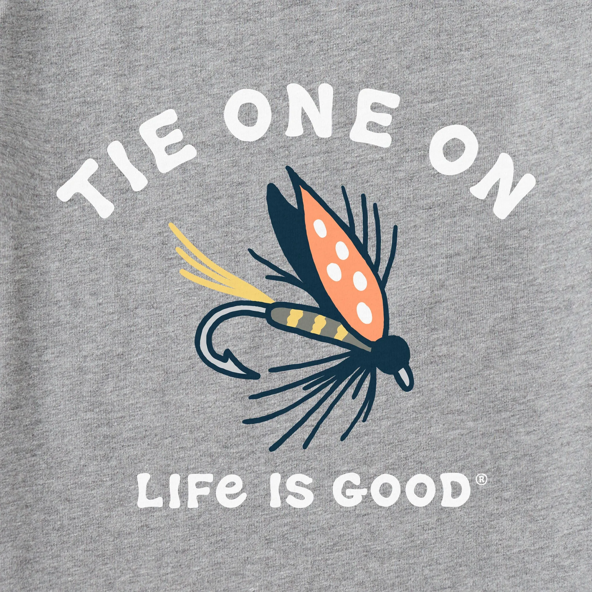 Men's Tie One On Long Sleeve Crusher Tee Life is Good