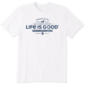 Men's Timeless Values Short Sleeve Tee Life is Good