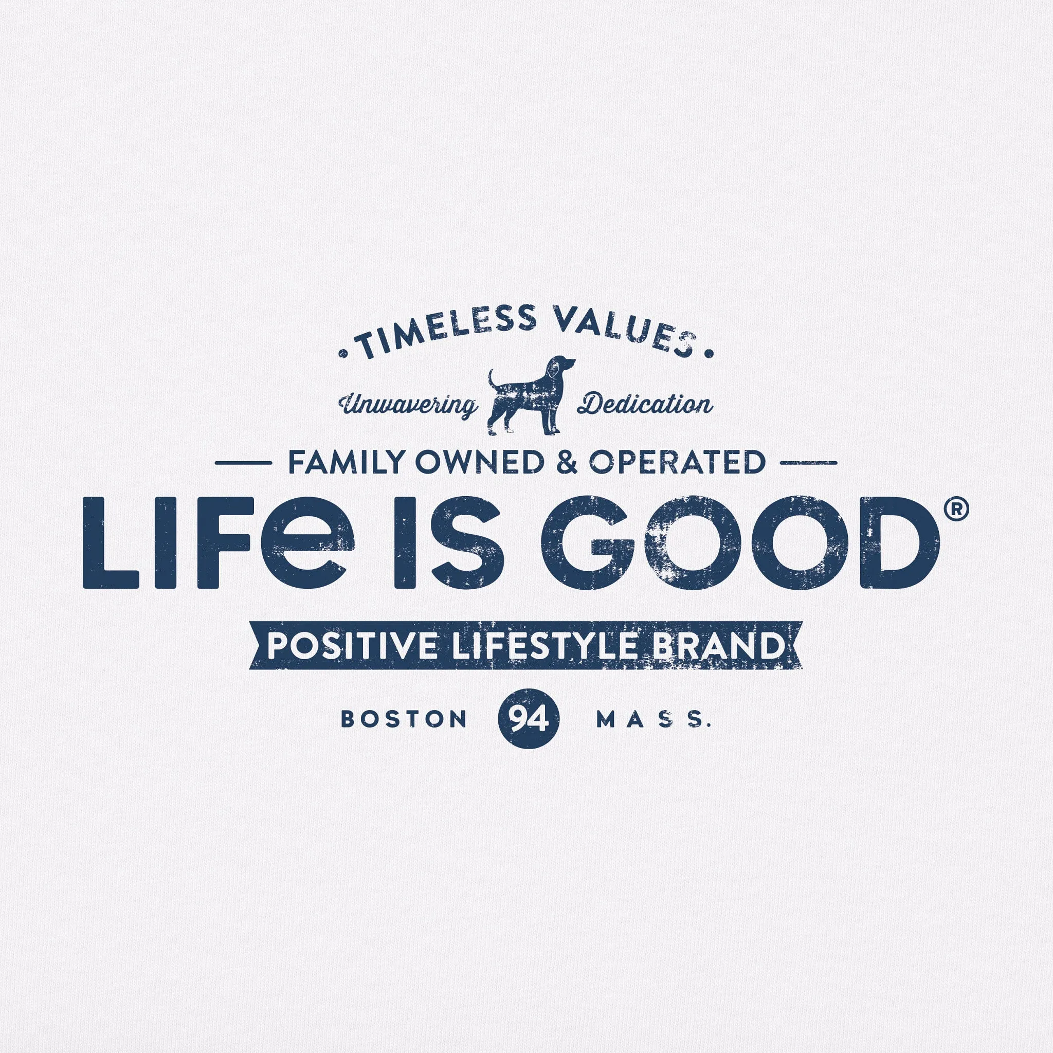 Men's Timeless Values Short Sleeve Tee Life is Good