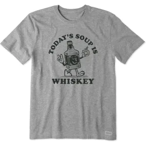 Men's Today's Soup is Whiskey Short Sleeve Tee Life is Good