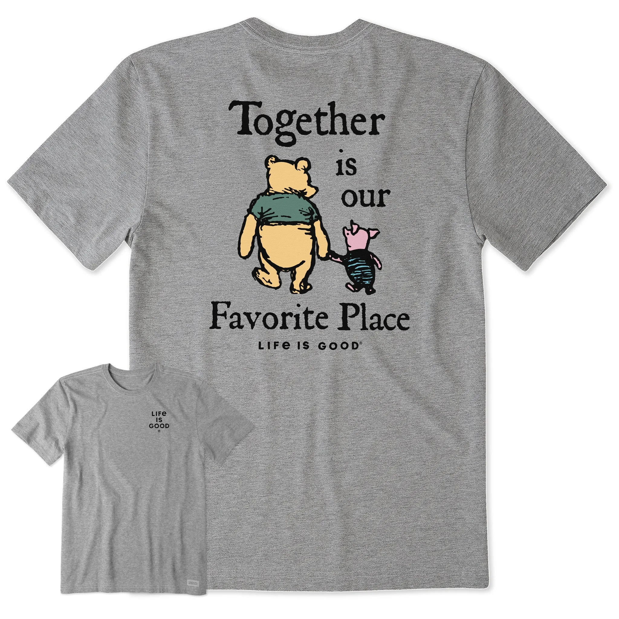 Men's Together is Our Favorite Place Short Sleeve Tee Life is Good
