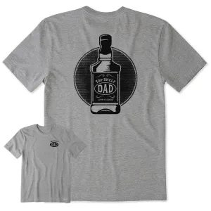 Men's Top Shelf Dad Bottle Short Sleeve Tee Life is Good
