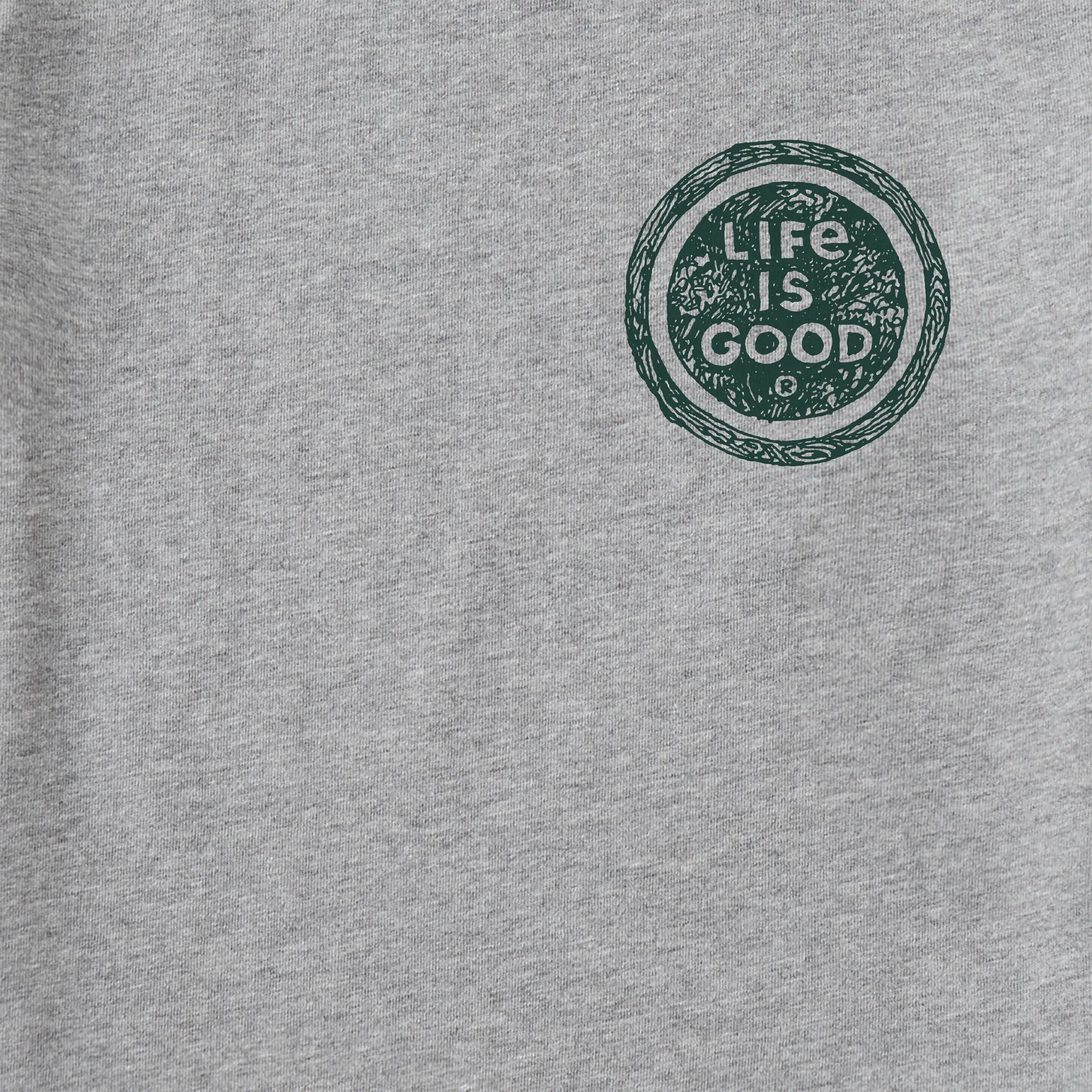 Men's Trees of North America Short Sleeve Crusher Tee Life is Good