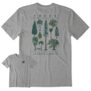 Men's Trees of North America Short Sleeve Crusher Tee Life is Good